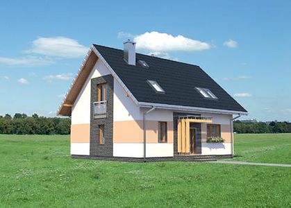 Фасад дома KDH-7463-61 Фасад дома KDH-7463-61